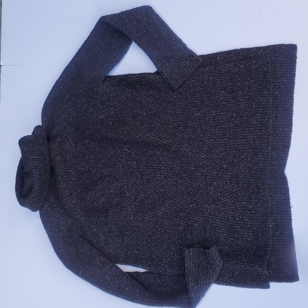 Sweaty Betty Cowl neck sweater ribbed pattern  XS